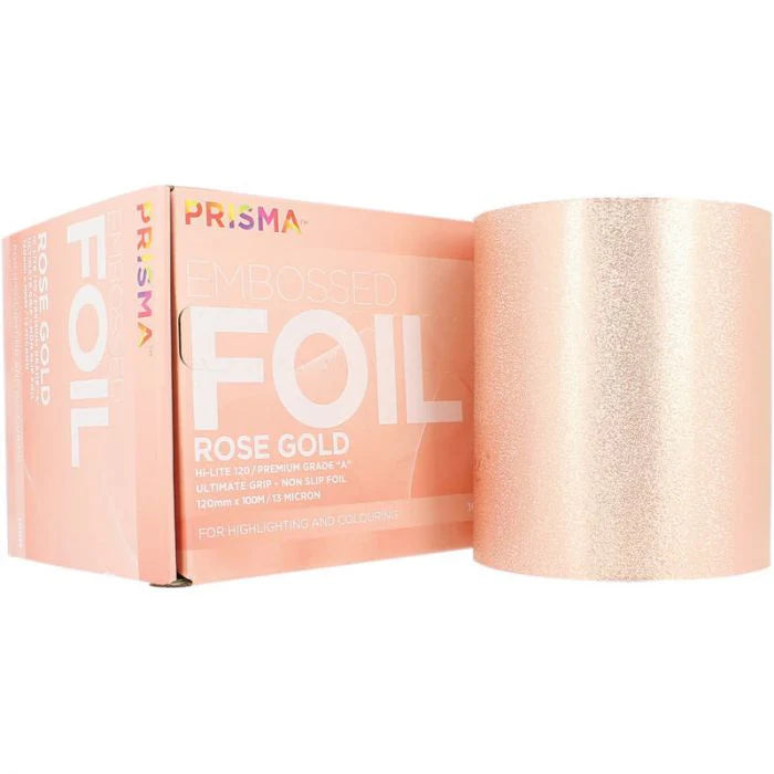 Prisma Rose Gold Embossed Foil Roll 150x100mm