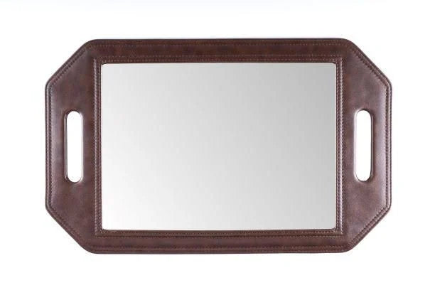 Barber Loco Leather Back Mirror