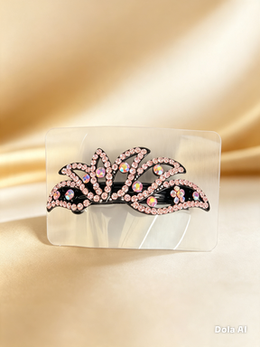 Wave Effect Demonte Pink Clip