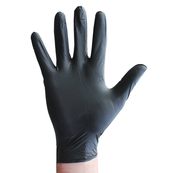 Small Black Nitrile Gloves x20
