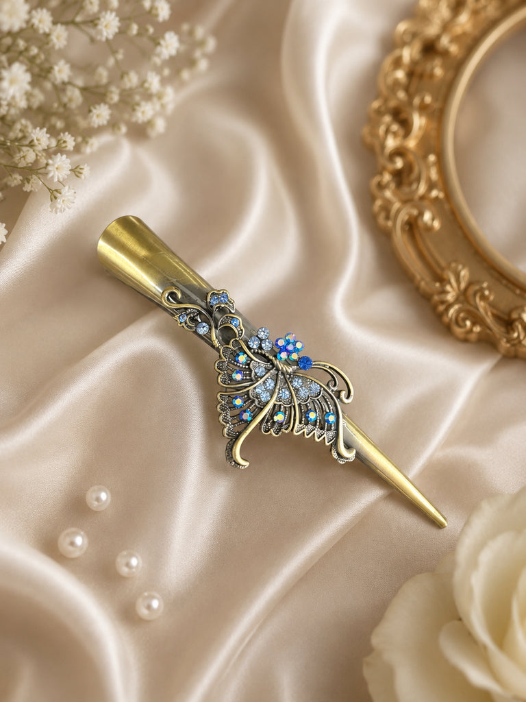 Peacock Hair Clip