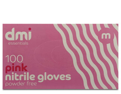 100 Pink Medium Gloves - StatusSalonServices