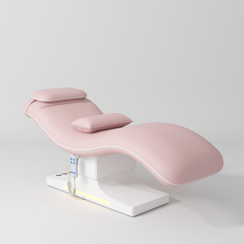 Skinmate Edge Beauty Bed - Blush Pink - StatusSalonServices