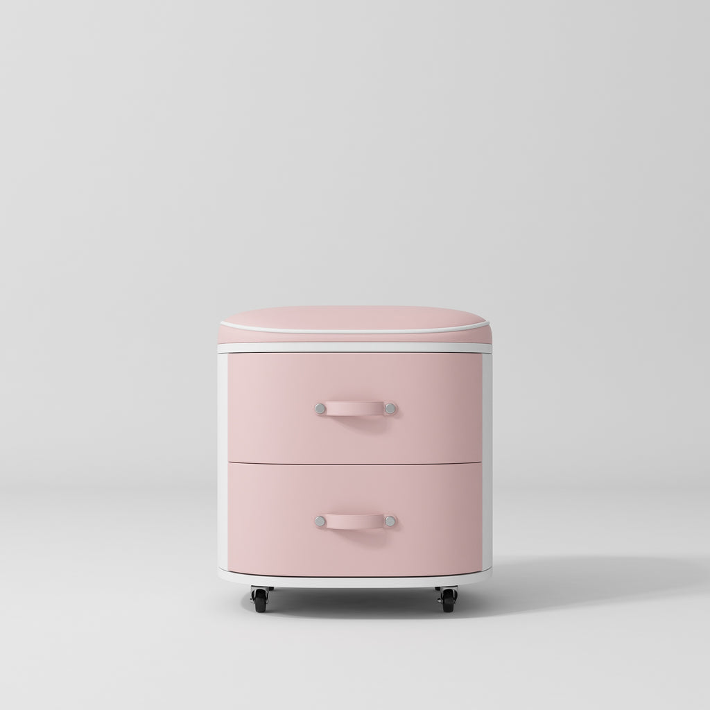 Skinmate Pedicure Stool - Blush Pink - StatusSalonServices