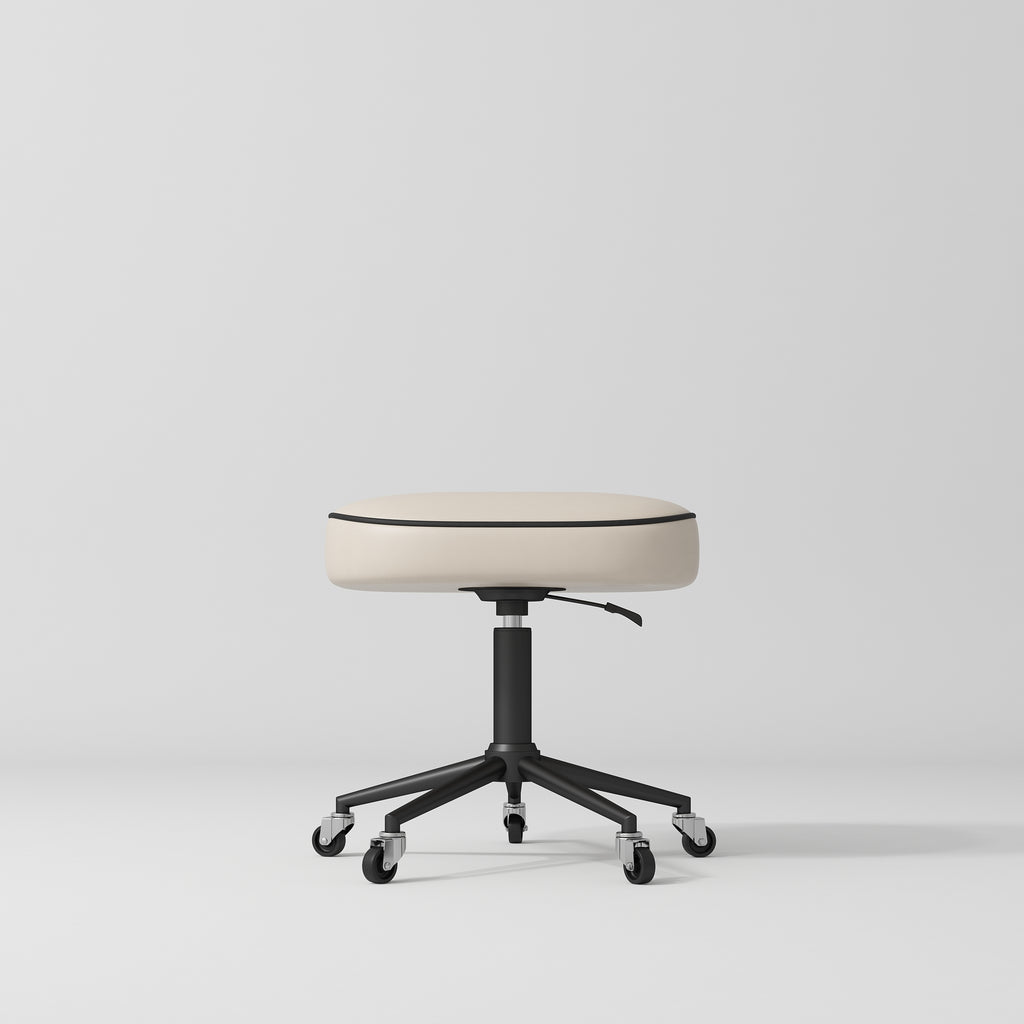 Skinmate Edge Therapist Stool - Beige - StatusSalonServices