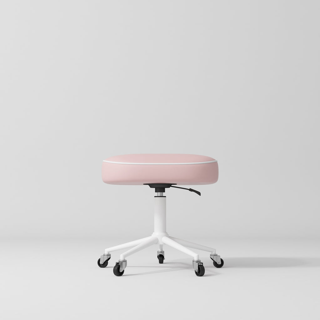Skinmate Edge Therapist Stool - Blush Pink - StatusSalonServices