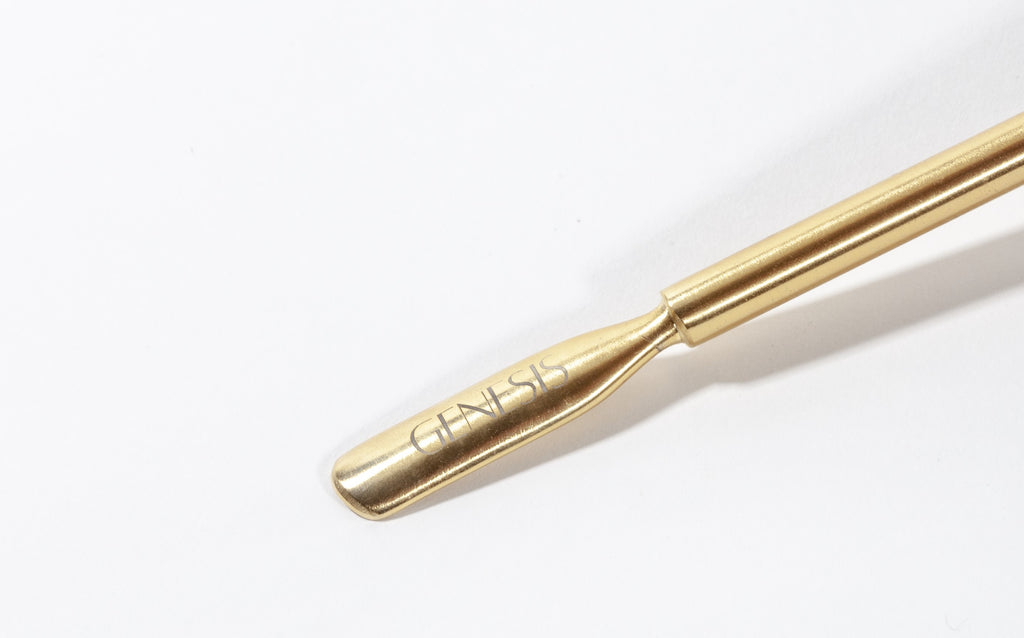 Genesis Nail Cuticle Pusher Gold