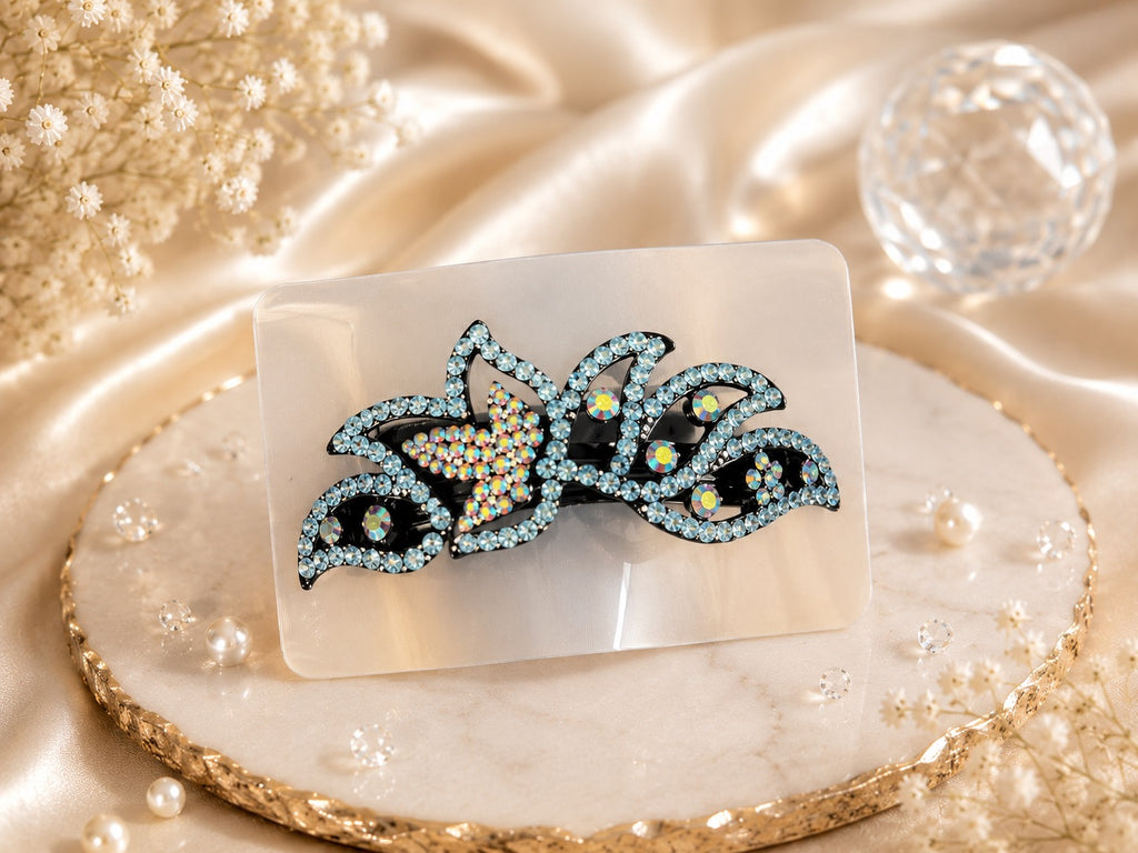 Blue Wave Hair Clip
