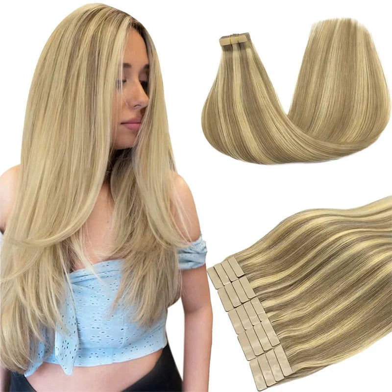 Art. Tape Hair Extensions #P16/22A - 22" - StatusSalonServices