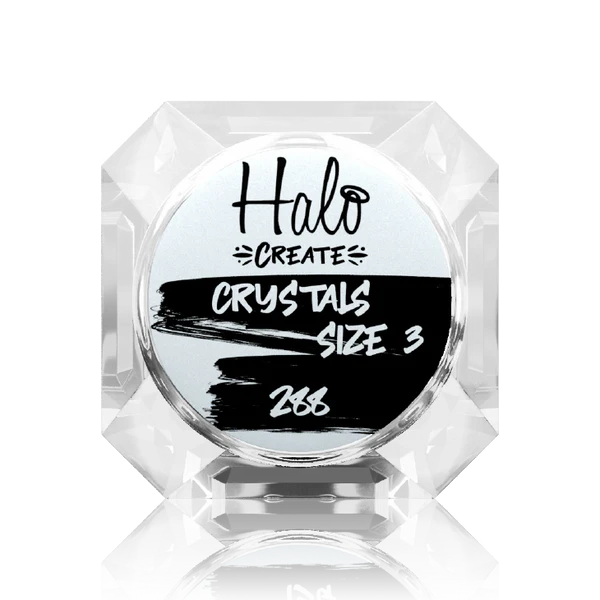 White Size 3 Crystals