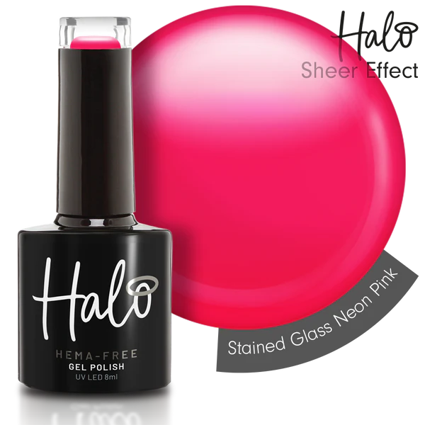 Stained Glass Neon Pink - StatusSalonServices