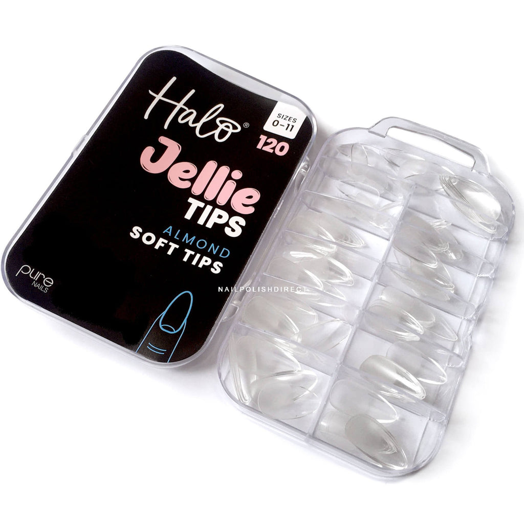 Halo Jellie Nail Tips, Sizes 0-11, 120 Mixed Sizes