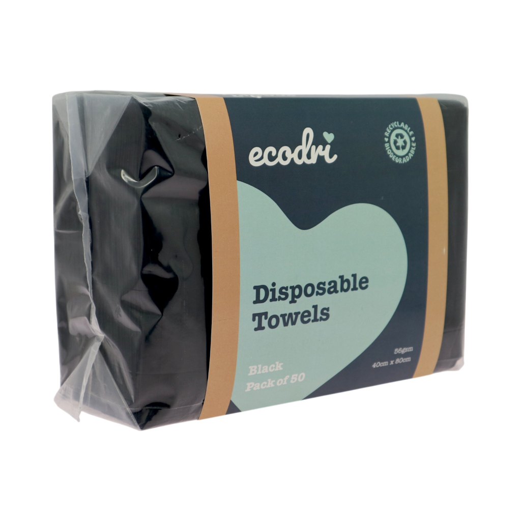 EcoDri Disposable Towel Black (50pc)