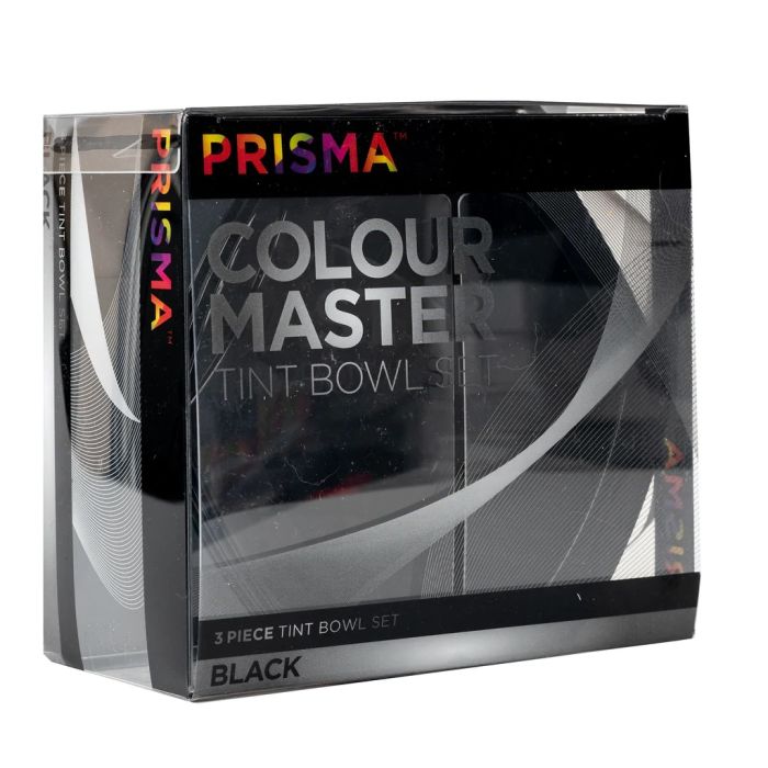 Prisma Master Tint Bowl 3 Piece Set - Black - StatusSalonServices