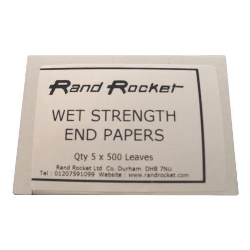 Rand Rocket Wet Strength End Papers (5x500)